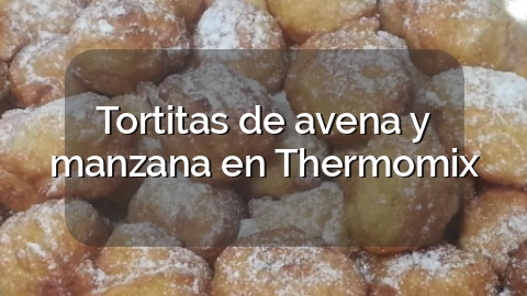 Tortitas de avena y manzana en Thermomix